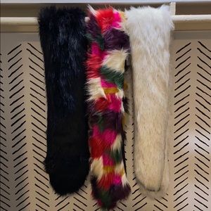 Aldo faux fur scarf/wrap bundle